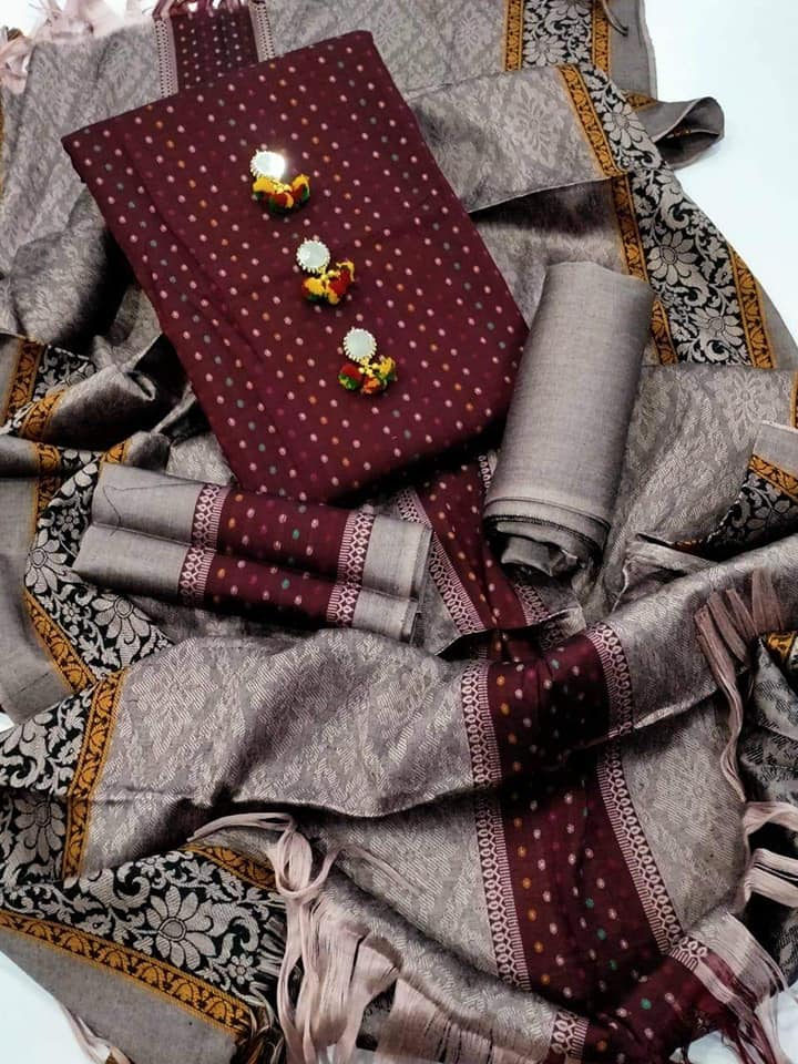WINTER SILK DIGITAL PRINTED 3-PIECE - DP#13